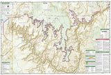 Grand Canyon, West,  Map 263 by National Geographic Maps - Back of map