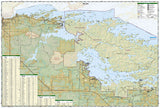 Voyageurs National Park by National Geographic Maps - Back of map