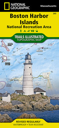 Buy map Boston Harbor Islands National Recreation Area, MS, Map 265 by National Geographic Maps