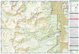 Longs Peak, Bear Lake, Wild Basin Rocky Mountains National Park by National Geographic Maps - Back of map