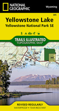 Buy map Yellowstone Southeast, Yellowstone Lake by National Geographic Maps