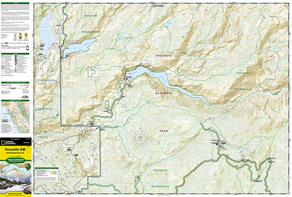 Buy Map Yosemite Northwest Hetch Hetchy Reservoir Map 307 By   TI00000307 1 LG 245bffc5 5614 4a36 9e68 C4e9bc890ff2 1024x1024 