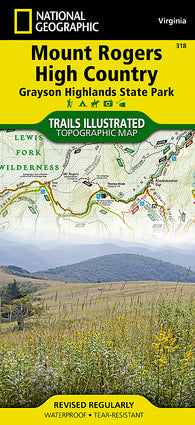 Buy map Mount Rogers High Country, Map 318 by National Geographic Maps