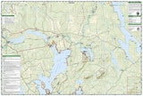 Allagash Wilderness Waterway, South, Maine, Map 401 by National Geographic Maps - Back of map