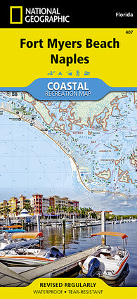 Buy map Fort Myers Beach/Naples, Florida, Map 407 by National Geographic Maps