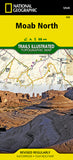 Buy map Moab, North, Map 500 by National Geographic Maps