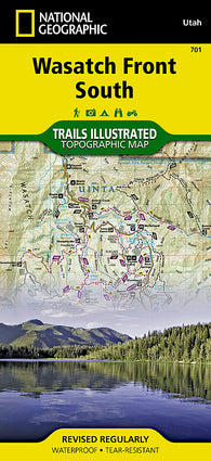 Buy map Uinta National Forest, Timpanogos and Lone Peak, Map 701 by National Geographic Maps