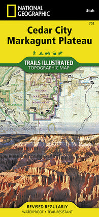 Buy map Cedar Mountain and Ashdown Gorge, Utah by National Geographic Maps