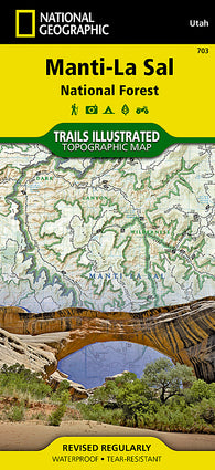 Buy map Manti La Sal National Forest by National Geographic Maps