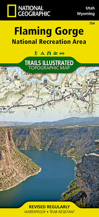 Buy map Flaming Gorge NRA and Eastern Uintas, Utah, Map 704 by National Geographic Maps