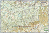 Flaming Gorge NRA and Eastern Uintas, Utah, Map 704 by National Geographic Maps - Back of map