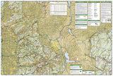 Wasatch Front, North, Map 709 by National Geographic Maps - Back of map