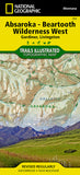 Buy map Absaroka-Beartooth Wilderness, West, Map 721 by National Geographic Maps