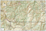Absaroka-Beartooth Wilderness, West, Map 721 by National Geographic Maps - Back of map