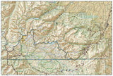Absaroka-Beartooth Wilderness, East, Map 722 by National Geographic Maps - Back of map