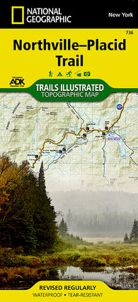 Buy map Northville-Placid Trail, Map 736 by National Geographic Maps