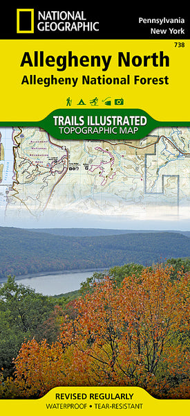 Buy map Allegheny National Forest, North, Map 738 by National Geographic Maps
