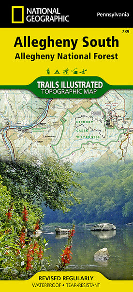 Buy map Allegheny National Forest, South, Map 739 by National Geographic Maps