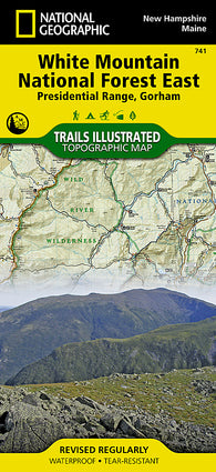Buy map White Mountains National Forest, Presidential Range and Gorham, Map 741 by National Geographic Maps