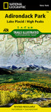 Buy map Lake Placid and High Peaks, Adirondack Park, Map 742 by National Geographic Maps