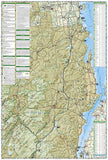 Lake Placid and High Peaks, Adirondack Park, Map 742 by National Geographic Maps - Back of map