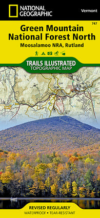 Buy map Green Mountains Natl Forest, Moosalamoo NRA-Rutland,  Map 747 by National Geographic Maps