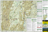 Green Mountain Natl Forest, White Rocks NRA, Manchester, Map 748 by National Geographic Maps - Front of map