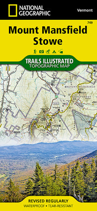 Buy map Mount Mansfield and Stowe, Map 749 by National Geographic Maps