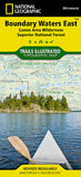 Buy map Boundary Waters Canoe Area Wilderness, East, MN, Map 752 by National Geographic Maps