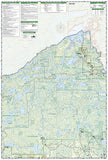 Boundary Waters Canoe Area Wilderness, East, MN, Map 752 by National Geographic Maps - Back of map