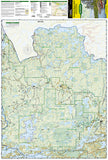 Boundary Waters Canoe Area Wilderness, West, MN, Map 753 by National Geographic Maps - Front of map