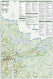 Boundary Waters Canoe Area Wilderness, West, MN, Map 753 by National Geographic Maps - Back of map
