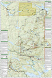 Baxter State Park & Mt. Katahdin, Maine, Map 754 by National Geographic Maps - Back of map