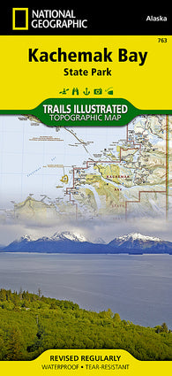 Buy map Kachemak Bay State Park, Alaska, Map 763 by National Geographic Maps