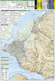 Chugach State Park and Anchorage, Alaska, Map 764 by National Geographic Maps - Front of map