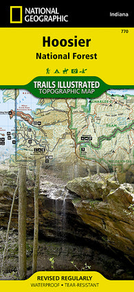 Buy map Hoosier National Forest, Map 770 by National Geographic Maps