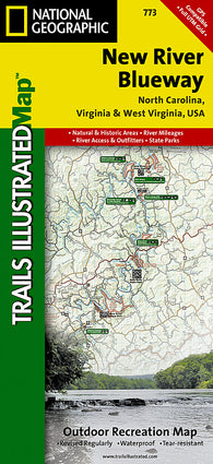 Buy map New River Blueway, Map 773 by National Geographic Maps