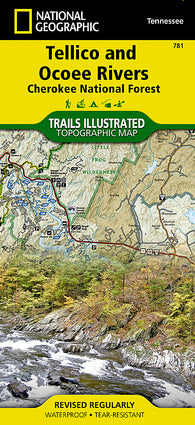 Buy map Tellico and Ocoee Rivers, Map 781 by National Geographic Maps
