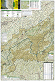 Cherokee and Pisgah National Forests by National Geographic Maps - Front of map