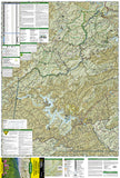 Fontana and Hiwasee Lakes and Nantahala National Forest, Map 784 by National Geographic Maps - Front of map
