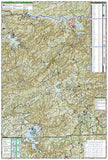 Fontana and Hiwasee Lakes and Nantahala National Forest, Map 784 by National Geographic Maps - Back of map