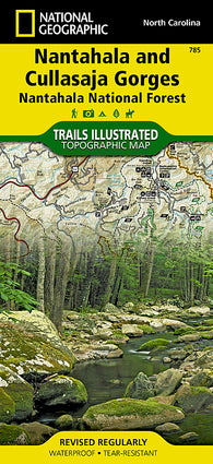 Buy map Nantahala and Cullasaja Gorges, Map 785 by National Geographic Maps
