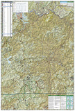 Nantahala and Cullasaja Gorges, Map 785 by National Geographic Maps - Back of map
