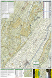 Massanutten and Great Northern Mountains, Virginia by National Geographic Maps - Front of map