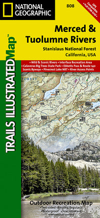 Buy map Stanislaus National Forest, Map 808 by National Geographic Maps
