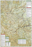 Stanislaus National Forest, Map 808 by National Geographic Maps - Back of map