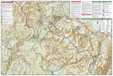 Mammoth Lakes and Mono Divide, Map 809 by National Geographic Maps - Back of map