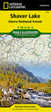 Buy map Shaver Lake and Sierra National Forest,  Map 810 by National Geographic Maps