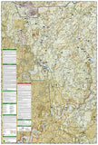 Shaver Lake and Sierra National Forest,  Map 810 by National Geographic Maps - Back of map
