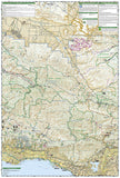 Los Padres National Forest, East, Map 812 by National Geographic Maps - Back of map